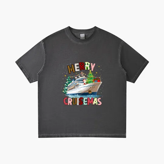 Discover Merry Cruisemas Gradient T Shirts, Christmas Cruise Crew Gradient T Shirts