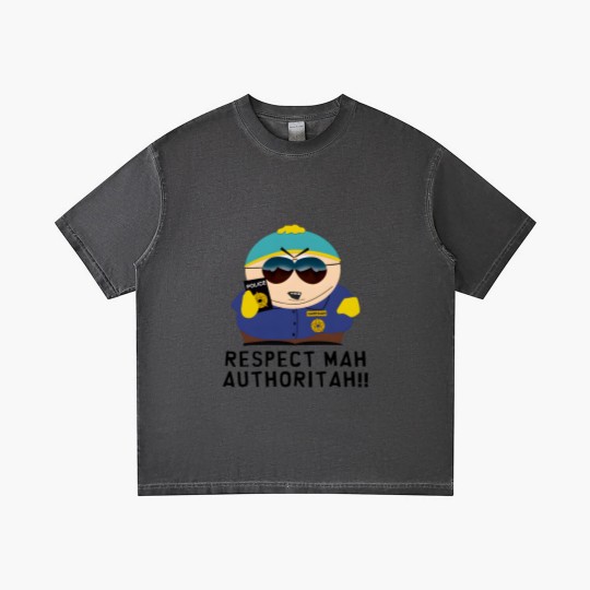 Discover RESPECT MAH AUTHORITAH! Temporary design Gradient T Shirts