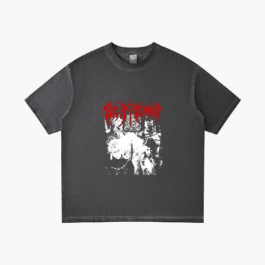 Discover Girl Dinner Black Metal Vintage Gradient T Shirts