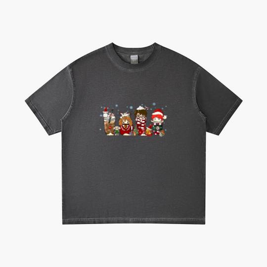 Discover Christmas Gradient T Shirts, Christmas Coffee Gradient T Shirts, Kids Christmas Gradient T Shirts