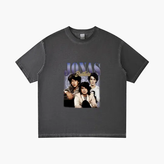 Discover Jonas Brothers 90s Vintage Gradient T Shirts, Jonas Brothers Bootleg Gradient T Shirts, Jonas Brothers Gradient T Shirts