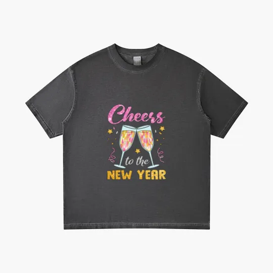 Discover New Year 2025 Gradient T Shirts, Cheers to the New Year, Retro New Years Gradient T Shirts