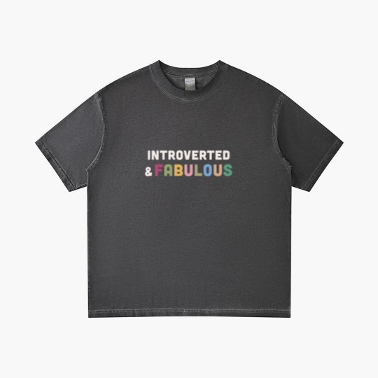 Discover Introverted & Fabulous! Gradient T Shirts