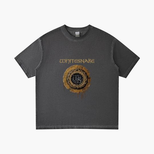 Discover Whitesnake logo The old Whitesnake Whitesnake logo brand Whitesnake Gradient T Shirts