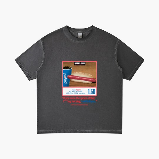Discover Costco Hot Dog & Soda Combo Gradient T Shirts