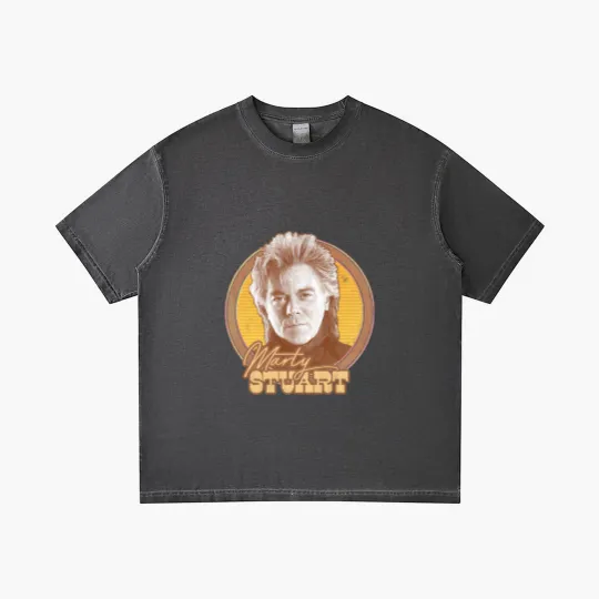 Discover Marty Stuart / Faded-Look Country Fan Art Design - Marty Stuart - Gradient T Shirts