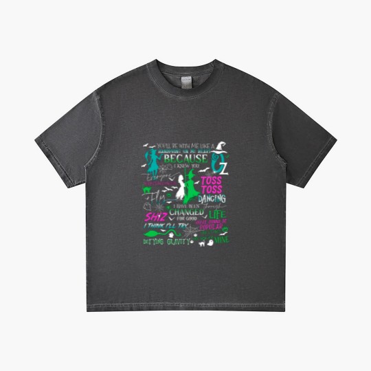 Discover Wicked A New Musical Vintage Gradient T Shirts, Musical Wicked Gradient T Shirts, Wicked Gradient T Shirts