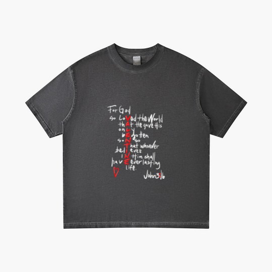 Discover John 3 16 Valentine Gradient T Shirts
