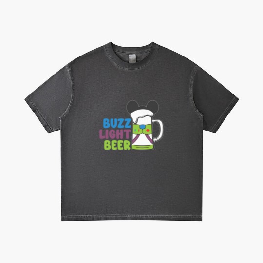 Discover Buzz Light Beer Unisex Jersey Short Sleeve Gradient T Shirts
