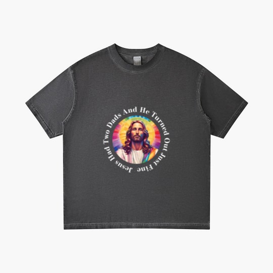Discover Jesus Pride Gradient T Shirts | LGBTQ+ Jesus | Gay Jesus Gradient T Shirts | Gay Jesus