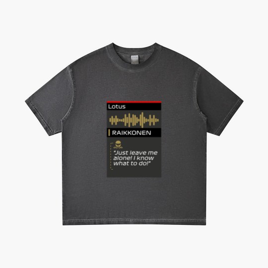 Discover Raikkonen Leave me alone I know what to do radio Gradient T Shirts