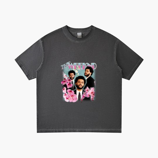 Discover Weeknd Vintage Style Rap Gradient T Shirts