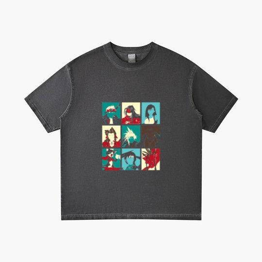 Discover Final Pop Final Fantasy 7 Gradient T Shirts