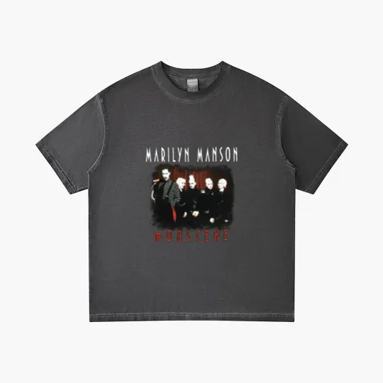 Discover Marilyn Manson mOBSCENE Gradient T Shirts, Vintage Alt Goth Rock Music