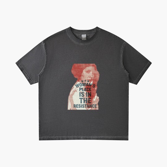Discover Woman’s Place Is In The Resistance Feminist Gradient T Shirts