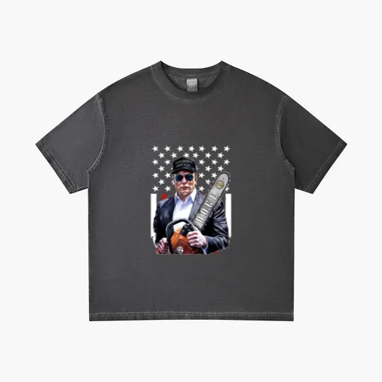 Discover Elon Musk Chainsaw Gradient T Shirts, Chainsaw For Bureaucracy