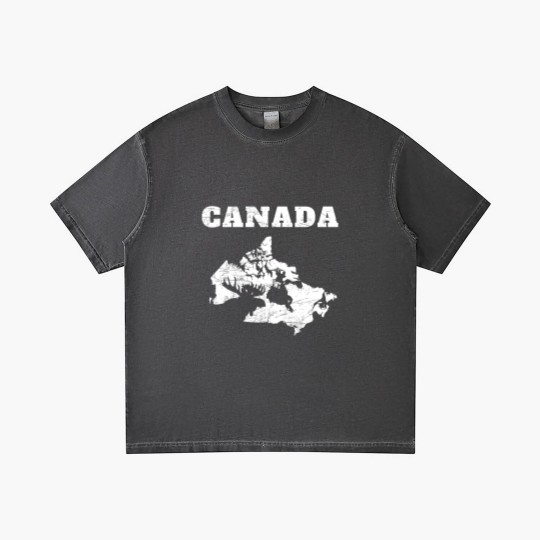 Discover Canada Map Moose - Canada Map - Gradient T Shirts