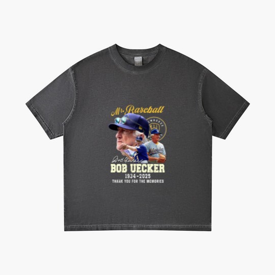Discover Bob Uecker Baseball 1934-2025 Thank You T- Gradient T Shirts