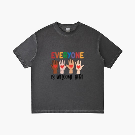 Discover Everyone Is Welcome Here Gradient T Shirts, Teacher Gradient T Shirts, Idaho Teacher
