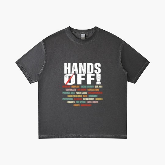 Discover Hands Off Protest Political Activism Activism Save Public Gradient T Shirts