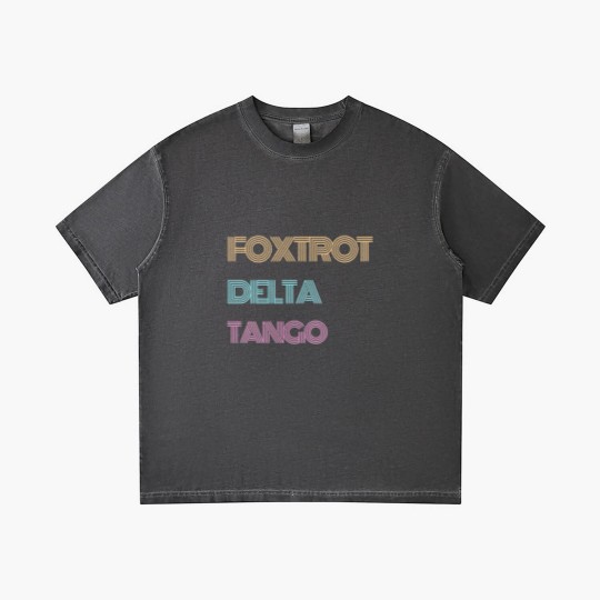 Discover Subtle Anti Trump Gradient T Shirts, Foxtrot Delta Tango Gradient T Shirts, Political Protest Gradient T Shirts