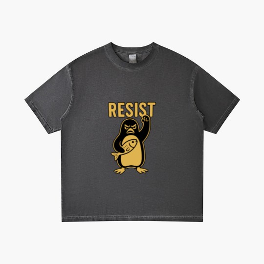 Discover Penguins Resist Gradient T Shirts, Flippers Up Gradient T Shirts, Heard Island
