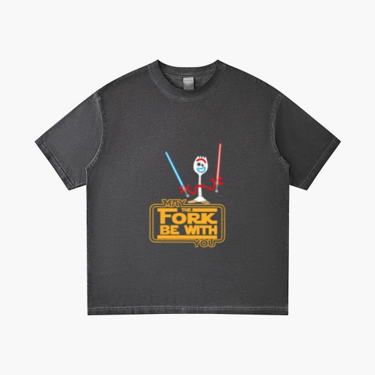 Discover Disneyyy Forky May The Fork Be With You Gradient T Shirts, toy stories Forky Gradient T Shirts