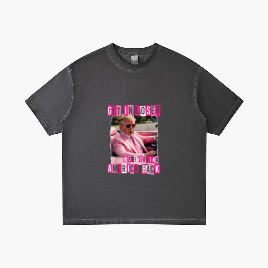 Discover Funny Get In Loser We Are Taking America Back Trump 2024 Gradient T Shirts