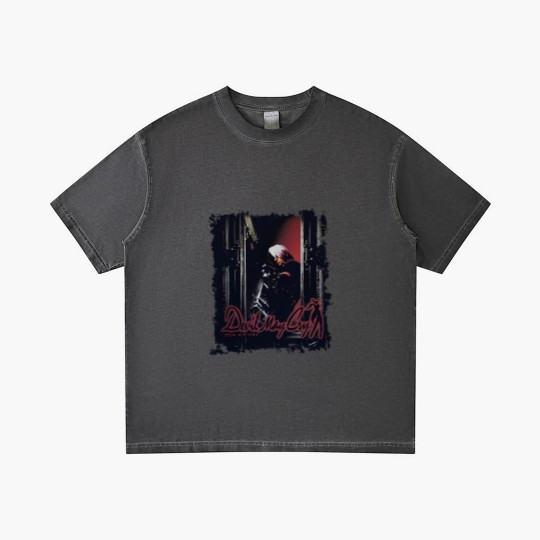 Discover Retro PS2 Devil May Cry - Vintage Y2K Video Game Gradient T Shirts