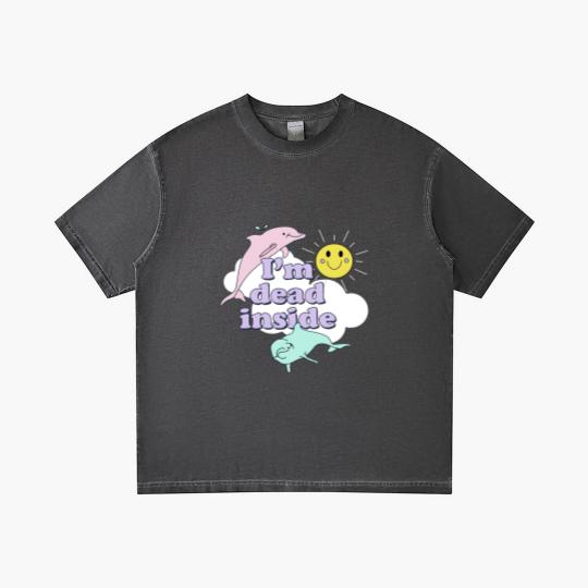 Discover Im Dead Inside Classic - Im Dead Inside Classic - Gradient T Shirts