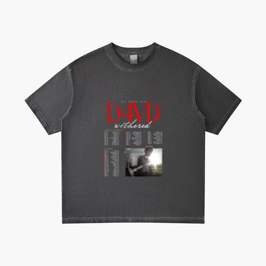 Discover D4VD Withered 2025 World Tour Dates Gradient T Shirts