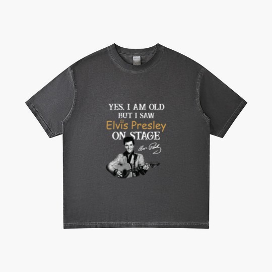 Discover Elvis Presley Gradient T Shirts, Yes I Am Old But I Saw Elvis Presley On Stage Gradient T Shirts, King Of Music Gradient T Shirts