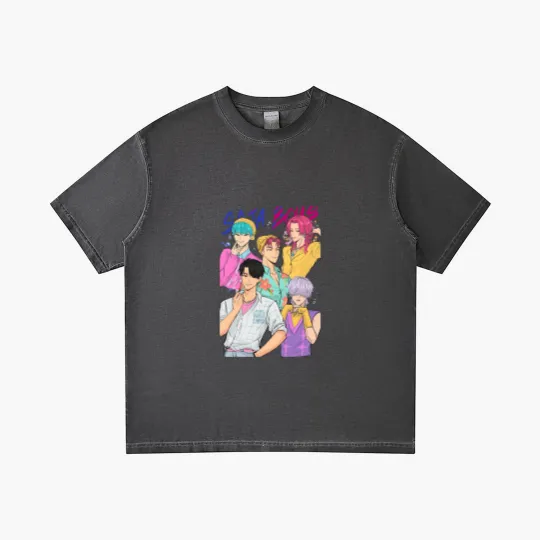 Discover Saja Boy Unisex 2025 Multicolor Gradient T Shirts