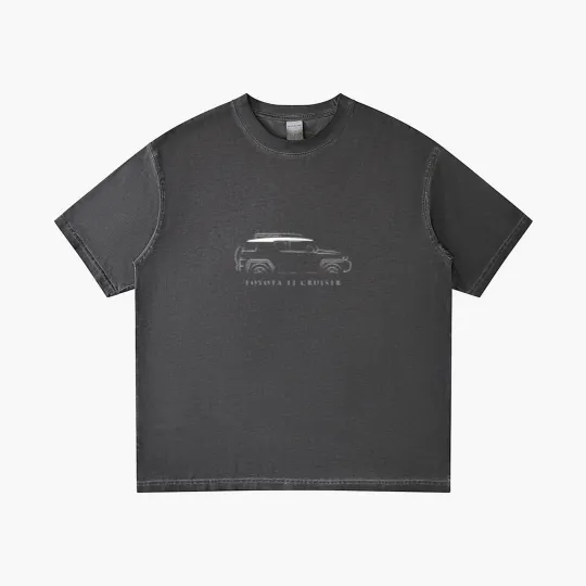 Discover Toyota FJ Cruiser perfil Gradient T Shirts