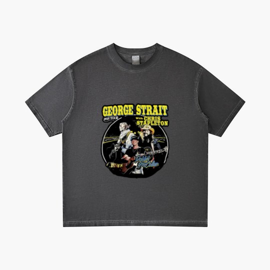 Discover Chris Stapleton King of Country Tour Stadium 2025 Gradient T Shirts S