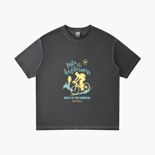 Discover Bike Route Route of the Hiawatha United States Gradient T Shirts