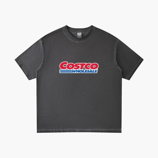 Discover Costco Wholesale Gradient T Shirts Heavy Cotton Gradient T Shirts Logo Merch Gift Apparel Shopping Gear