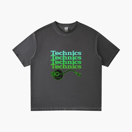 Discover Technics Turntable Gradient T Shirts
