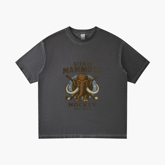 Discover Utah Mammoth Hockey Gradient T Shirts, Utah Mammoth Gradient T Shirts, Unisex Sports Gradient T Shirts