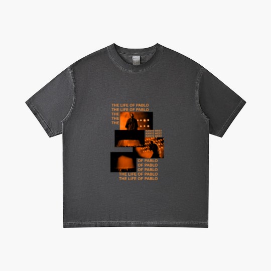 Discover The Life Of Pablo Inspired Album Cover Style Gradient T Shirts