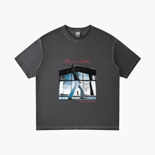 Discover Billy Joel Glass Houses White Gradient T Shirts