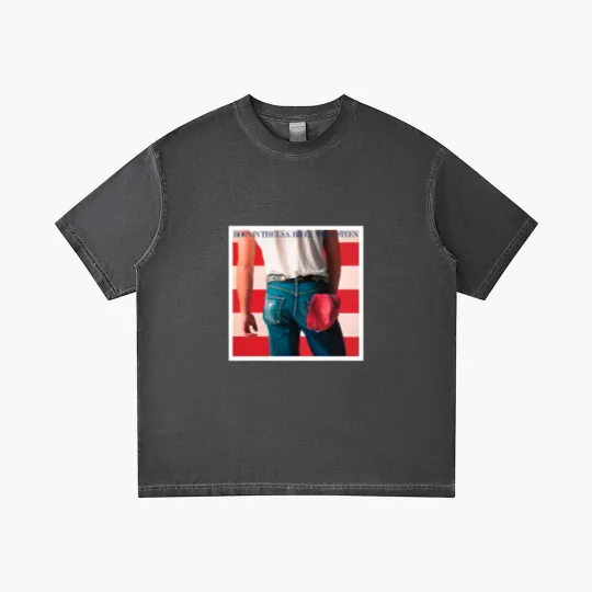 Discover Bruce Springsteen Gradient T Shirts - Born in the USA Gradient T Shirts