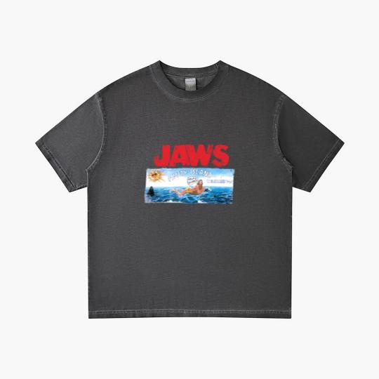 Discover Jaws Amity Island Movie Gradient T Shirts