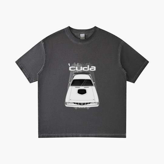 Discover Plymouth Barracuda 1971 - White Gradient T Shirts