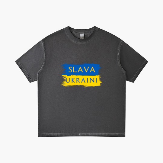 Discover Slava Ukraini Ukraine Flag Gradient T Shirts