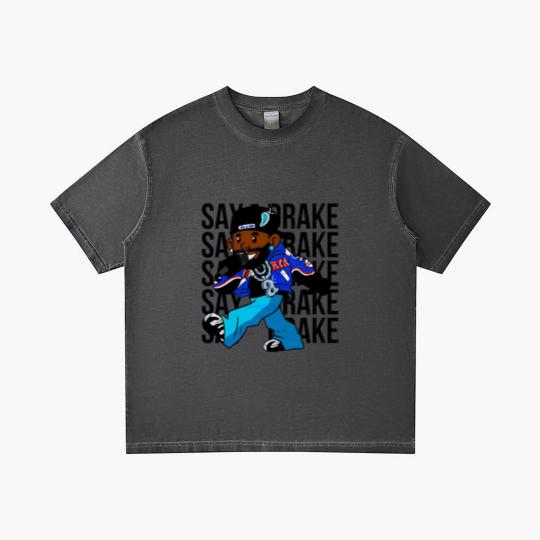 Discover Hip-Hop Feud 2025 – Kendrick Lamar x Drake Animated Gradient T Shirts