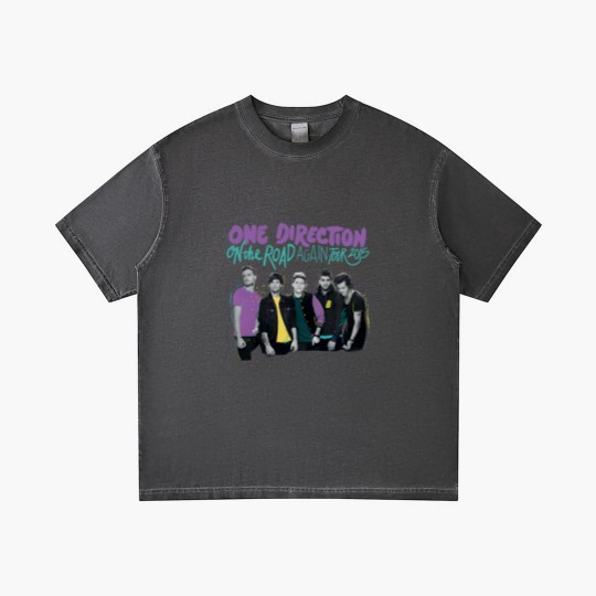 Discover One Direction On the Road Again Tour 2015 Merch Gradient T Shirts