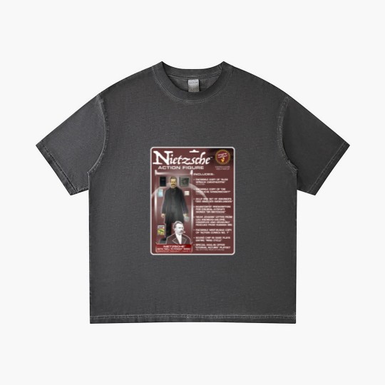 Discover Nietzsche Action Figure Gradient T Shirts