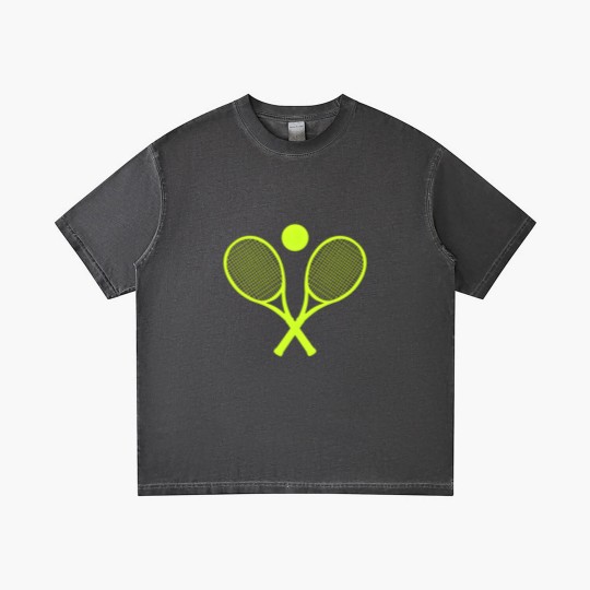 Discover Tennis tennis racket tennis ball Gradient T Shirts