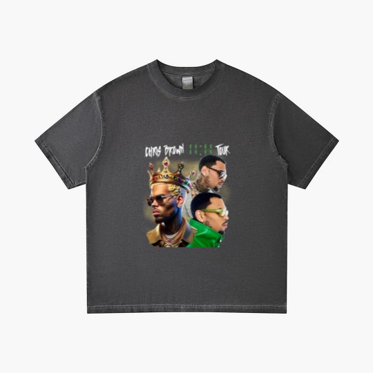 Discover Chris Brown Gradient T Shirts, Chris Brown 11:11 Tour 2024 Gradient T Shirts, Chris Brown Breezy Gradient T Shirts